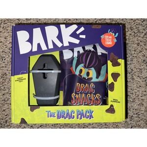 Bark Box Dog Treat Dispensing Toy & Drac Snacks‎ Treat Combo NEW